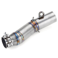 Tuyau de liaison de tuyau intermédiaire déchappement de moto pour Yamaha YZF R6 2006-2019