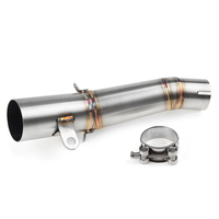 Tuyau de liaison intermédiaire déchappement de moto pour Yamaha YZF R6 connecteur de tuyau moyen 2006-2019