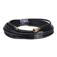 Tuyau de nettoyeur haute pression de 10 m,  tube de raccords à dégagement rapide de 1/4 de pouce