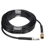 Tuyau de rondelle haute pression de 15 m avec connecteur rapide de 3/8 po