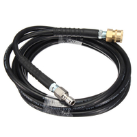 Tuyau de rondelle haute pression de 5 m avec connecteur rapide de 3/8 po