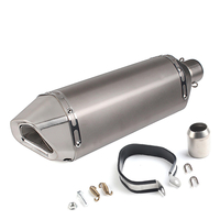 Tuyau de silencieux déchappement dacier inoxydable de 38mm-51mm universels pour la moto ATV