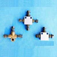Tuyau de tuyau de frein hydraulique Tee Couplage Tee Pierre couplée pour moto Dirt Pit Bike ATV