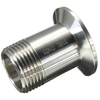 Tuyau de virole fileté mâle sanitaire raccord Tri Tri Clamp Type SS316