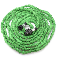 Tuyau deau flexible vert de voiture de jardin de 25 50 75 100FT EU / norme US
