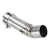 Tuyau intermédiaire de lien de tuyau déchappement de moto pour lacier inoxydable Yamaha FZ8 FZ800