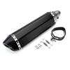 Tuyau universel 38-51mm de silencieux déchappement de vélo de saleté de moto dacier inoxydable de 470mm