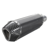Tuyau universel de silencieux déchappement de fibre de carbone de moto de 38-51mm