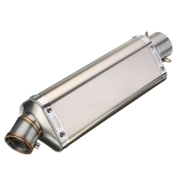 Tuyau universel de silencieux déchappement de moto dacier inoxydable de 38-51mm avec le silencieux