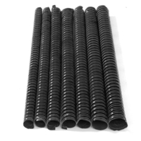 Tuyau flexible en silicone pour tuyau de canalisation dair noir 1M - Extracteur de transfert de refroidissement cha