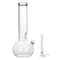 Tuyaux de bong en verre de Bong de tuyau deau de narguilé de 8 pouces W / receveur de glace