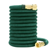 Tuyaux deau flexibles extensibles vert foncé tuyau télescopique connecteur en cuivre complet pour outil de lavage d