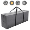 Tvird Sac de Rangement Extra Large pour Coussin Mobilier de Jardin Pliable Imperméable Robuste Sac de Rangement Extérieu