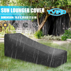 Tvird Étanche Transat Chaise Longue Couvre Meubles De Jardin Couverture Patio Rotin