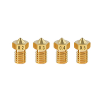 TWO TREES® 0.2 / 0.3 / 0.4 / 0.5 / 0.6 / 0.8 / 1.0 / 1.2mm Laiton V6 Buse M6 Fil pour imprimante 3D