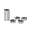 TWO TREES® 10Pcs Roulement à billes à bride entièrement métallique 608/623/624/625/626/688zz Roue de poulie à bride prof