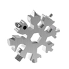 TWOTREES® 18-en-1 Snowflake Multi-tool Snow Tool Combinaison Produits de plein air compacts et portables Outil de flocon