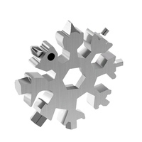TWOTREES® 18-en-1 Snowflake Multi-tool Snow Tool Combinaison Produits de plein air compacts et portables Outil de flocon