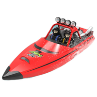 TY XIN 725 2.4G 30km/h RC Boat Jet Speedboat Capsized Reset Waterproof LED Light Remote Control Ship High Speed Vehicles