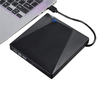 Type-C USB 3.0 Graveur de DVD externe Graveur Enregistreur Lecteur DVD RW Lecteur optique CD / DVD ROM pour ordinateur p