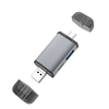 Type-C USB3.0 Micro USB multifonctionnel 6 en 1 Lecteur de cartes multiples TF Card OTG Reader avec HUB pour tablette Sm