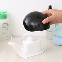 Type créatif pressé manuellement par distributeur de savon de pompe 250ML pour la cuisine de salle de bains