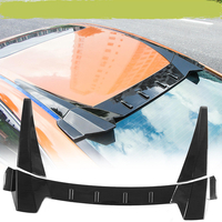 Type de fibre de carbone R Aileron de coffre de fenêtre de diffuseur daile de voiture de toit arrière pour Honda Be