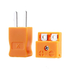 Type K Thermocouple Mini-fiche jaune Connecteur de compteur de température Fiche mâle et fiche femelle