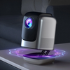 TZ-1 Portable Folding Gimbal Projector Android UHD 4K Home Theater Projector 5G Dual Band WiFi 1080P 1200 Lumens Support