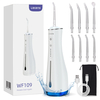 UALANS Hydropulseur Oral Irrigateur Avec 5 Modes 8 Têtes De Rechange 300ml Temporisé Hydropulseur Pick IPX7 Étanche Rech