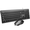 uFound U762 ensemble clavier et souris filaire 106 touches clavier carré chocolat clavier de bureau silencieux 1000DPI K