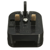 UK Converter Adapter Plug Travel Power Connections Noir