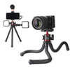 ULANZI MT-33 2 en 1 Mini trépied flexible de poulpe avec la tête froide de support de clip de téléphone de chaussure pou