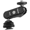 Ulanzi R098 Bras magique à double tête sphérique avec support de sabot froid Vis 1/4" pour appareil photo reflex numériq