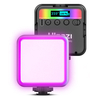 Ulanzi VL49 RGB polychrome LED lumière vidéo 2500K-9000K 800LUX Mini lumière de remplissage magnétique étendre 3 port de