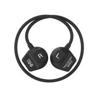 ULL Moi-300S True Bone Conduction Écouteur Bluetooth 5.3 ENC Annulation 360 ° Flexible Type-C Charge IP66 Étanche 18g Sp