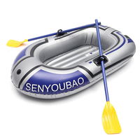 Un / deux personnes bateau de pêche gonflable kayak canoë aviron bateau à air double valve dérive accessoire de plongée