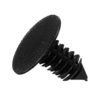 Un ensemble de 120 ensembles de voiture noire de 9 mm boucles agrafe de fixation auto crape voiture