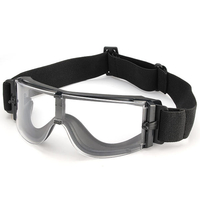 Un ensemble de 3 lentilles anti-chocs CS lunettes de tir en plein air lunettes anti-UV
