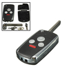 Uncut bascule pliage télécommande de la clé cas de coquille sans clé pour Honda Accord 3 bouton + panique
