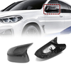 Une paire de couverture de rétroviseur de voiture arrière en plastique brillant pour BMW X3-X6 G01 2018 +