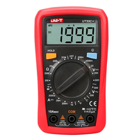 UNI-T UT33C+ multimètre numérique Voltmètre ampèremètre résistance mètre température testeur ℃ / ℉ Palm taille