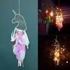 Unicornio pendentif plume Dream Catcher artisanat indien Tenture murale grand carillons éoliens Dream Catcher décoration