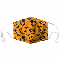 Unisexe 7PCS PM2.5 Filtre Halloween Style Impression Masques respirants non jetables