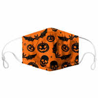 Unisexe 7PCS PM2.5 Filtre Halloween Style Impression Masques respirants non jetables
