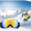 Unisexe Adulte Escalade Ski Anti-buée UV Protection Lunettes Anti-Sable Lunettes De Ski