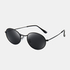 Unisexe Alliage Ovale Plein Cadre Polarisées UV Protection Mode Lunettes De Soleil All-Match