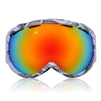 Unisexe Anti Brouillard Revo Double Objectif Winter Racing Outdooors Snowboard Lunettes de Ski Sun Glassess CRG98-11
