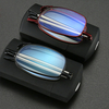 Unisexe Anti-lumière bleue pliable Portable télescopique extensible cadre Parent cadeau lunettes de lecture lunettes pre