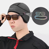 Unisexe chaud polaire oreillettes Protection coupe-vent lunettes trou suspendu Portable équitation Sport sans bord bonne